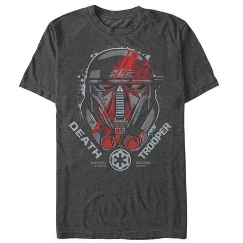 Men s Star Wars Rogue One Death Trooper Squad Helmet T-Shirt - New S
