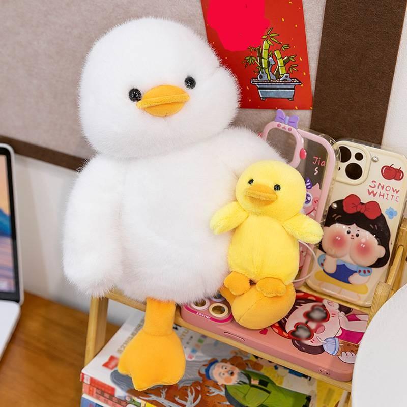 Animal Mother Child Plush Toys Fox Duck Stuffed Gift Dolls