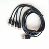 USB Charging Cable MultiCharging Cord Compatible for Type C and Micros USB Port Device Ideal for Androids Phones Tablets