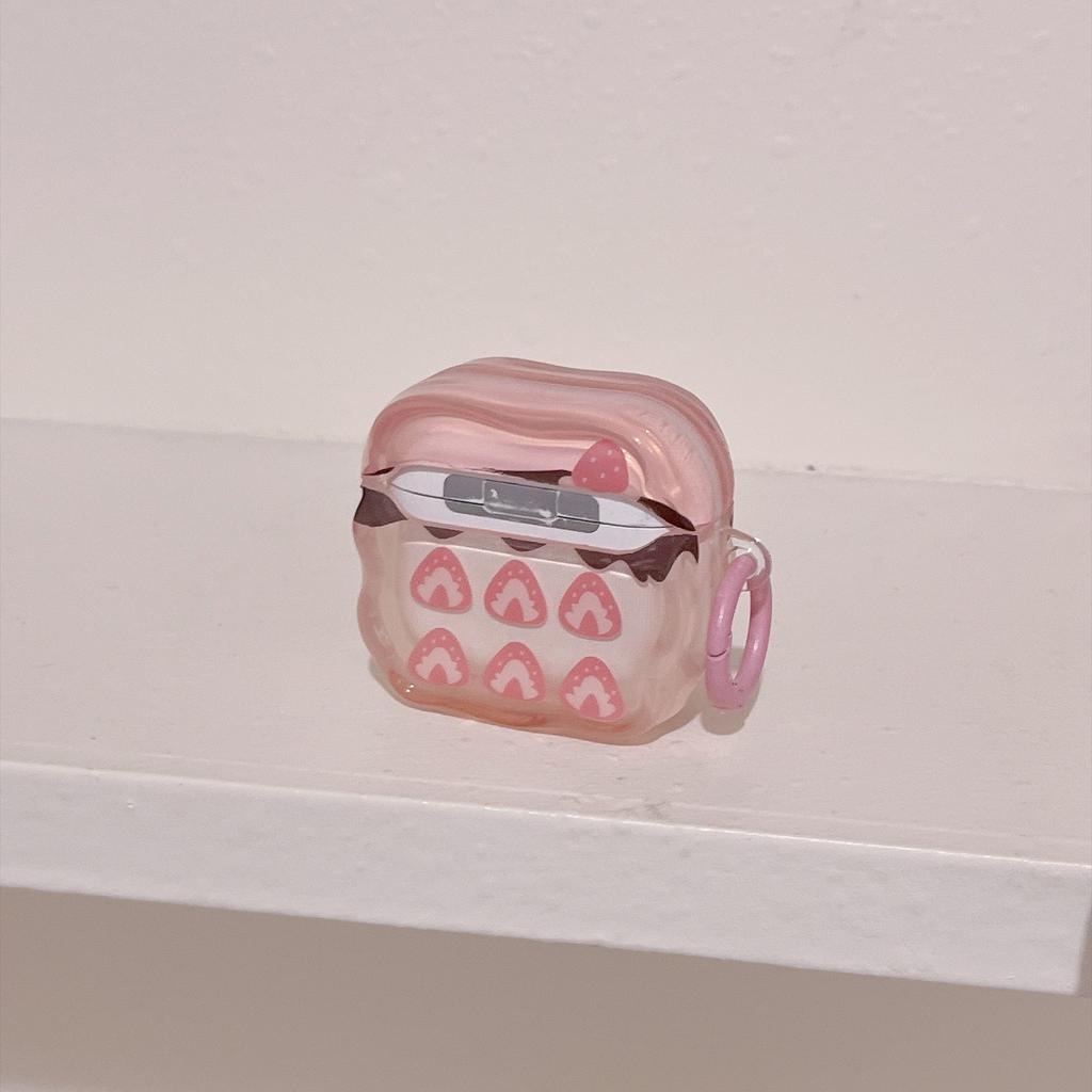 Strawberry cake AirPods 1 protective case Apple AirPods pro1 earphone case 1/1 generation simple female