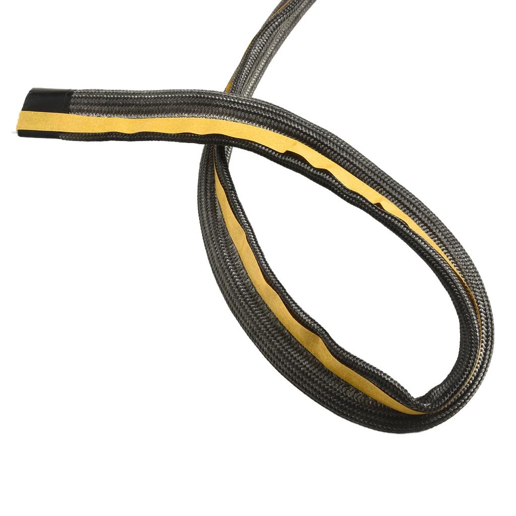 Fiberglass Stove Rope 2m Length 10mm Flat and Round Design for Heat Resistant Seal On Home Stoves Ovens and Fireplaces