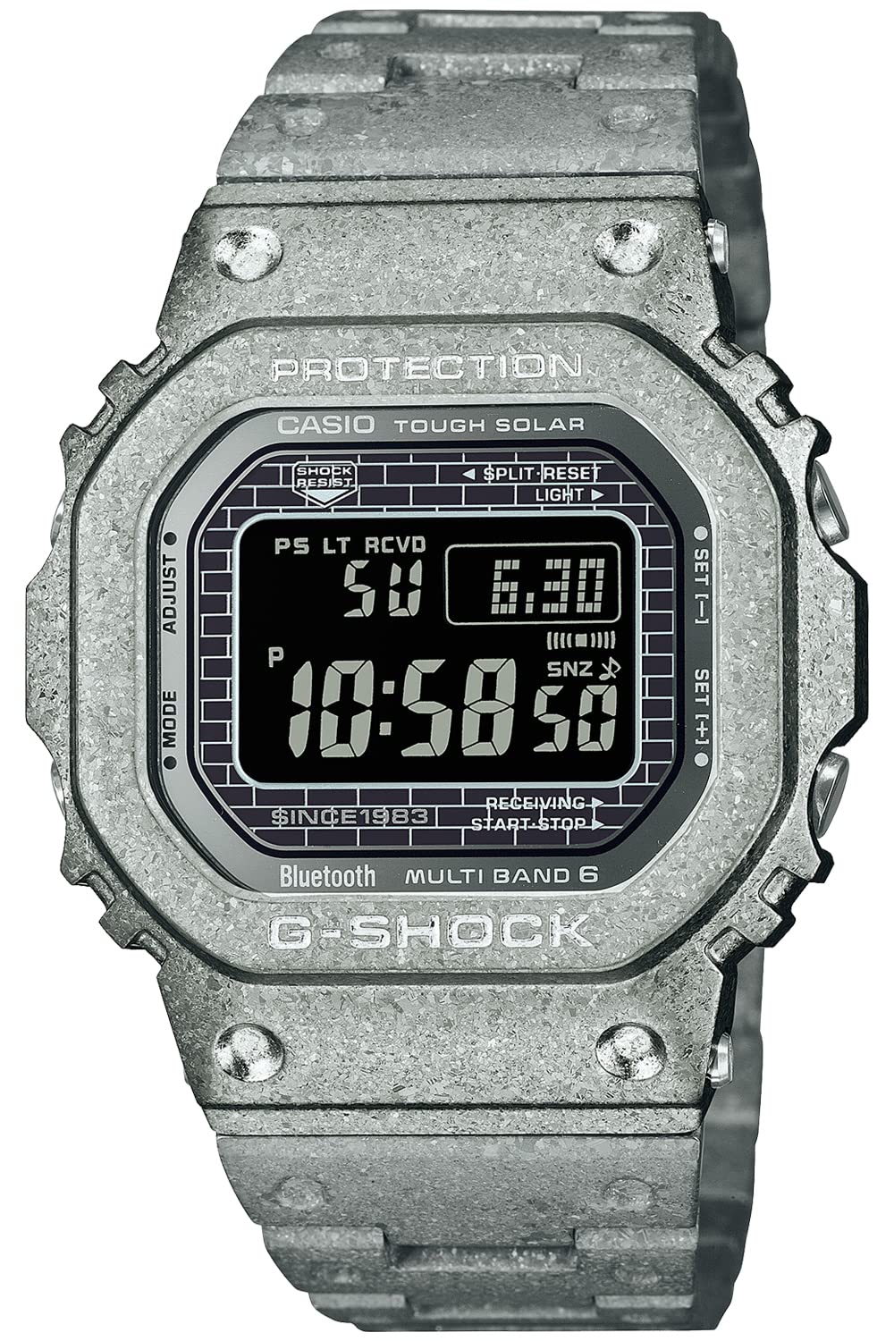 

Справжній годинник Bluetooth Full Metal Radio Solar 40th Anniversary RECRYSTALLIZED SERIES Silver [Casio] G-SHOCK G-SHOCK GMW-B5000PS-1JR для чоловіків