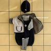 Combinaison d'hiver à double couche moelleuse et épaisse pour nourrissons et tout-petits vêtements pour enfants combinaison d'hiver pour bébé pantalon en velours