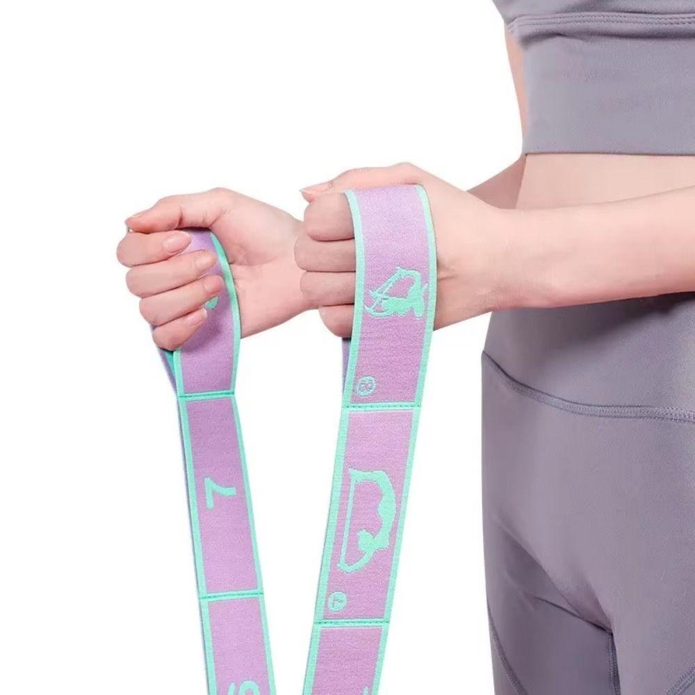 Muscle Stretching Yoga Resistance Band Tensile Tape Fitness Resistance Bands  Loop Yoga Pilates