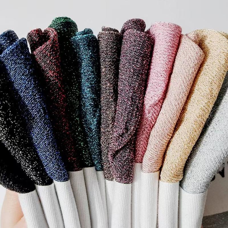 1 Pairs Women'S Thin Sheer Breathable Sexy Shiny Socks Silk Socks Luxury Design High Quality Socks