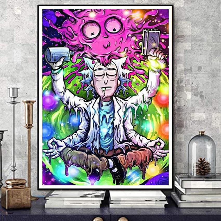 

5D Diy Diamond Painting Cartoon Fantasy Набор для вышивки крестом Полная алмазная вышивка Мозаичное искусство Картина из страз Декор Подарок