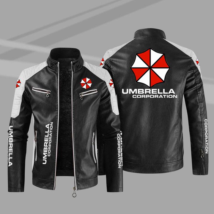 [Light and thin] Deadpool Resident Evil Crisis personalized leather jacket European and American men's PU leather jacket spring and autumn jacket