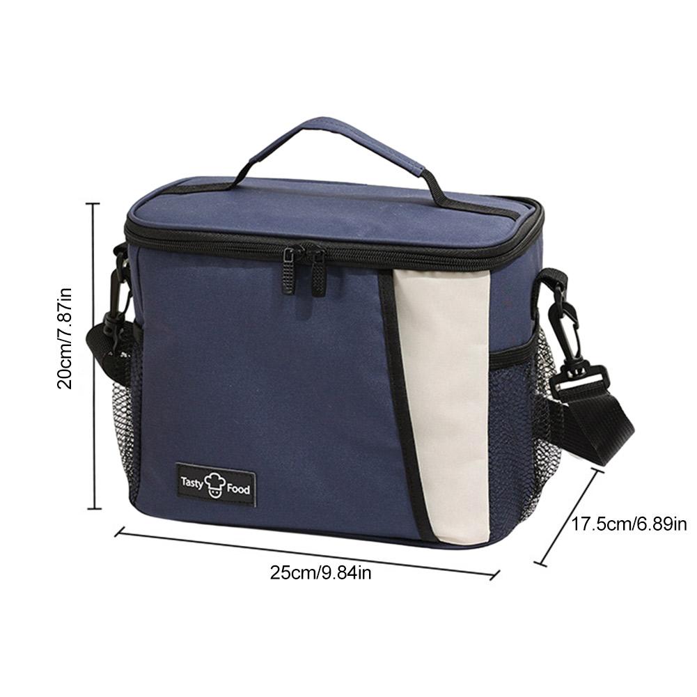 Portable Picnic Bag Thermal Insulated Picnic Box Tote Cooler Handbag Waterproof Backpack Bento Pouch Camping Food Storage Bags