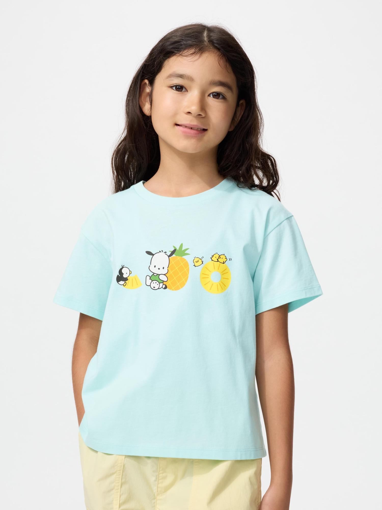 

Uniqlo Япония Девочки Персонажи Sanrio Ут 51 GREEN/100
