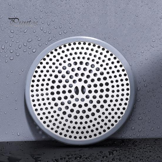 Stainless Steel Floor Drain Filter Hair Catcher with Silicone Ring Rust-Resistant Bathroom Sink Strainer Shower Drain Hair Trap Stopper