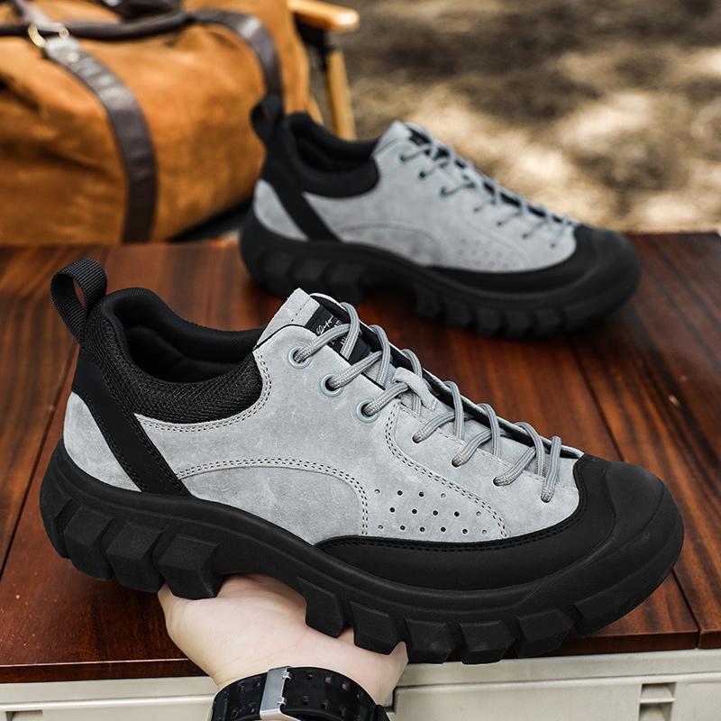 

Мужская обувь для кемпинга на открытом воздухе модная, простая, универсальная, удобная, легкая и мужская обувь для пеших прогулок с защитой от скольжения 39