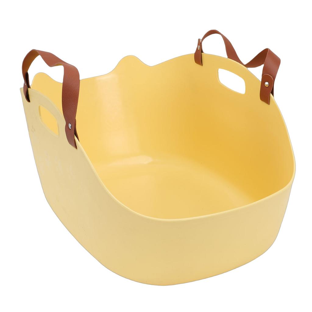 Portable Cat Litter Box Super Large Capacity   Proof Handheld Cat Litter Box Basket for Travel