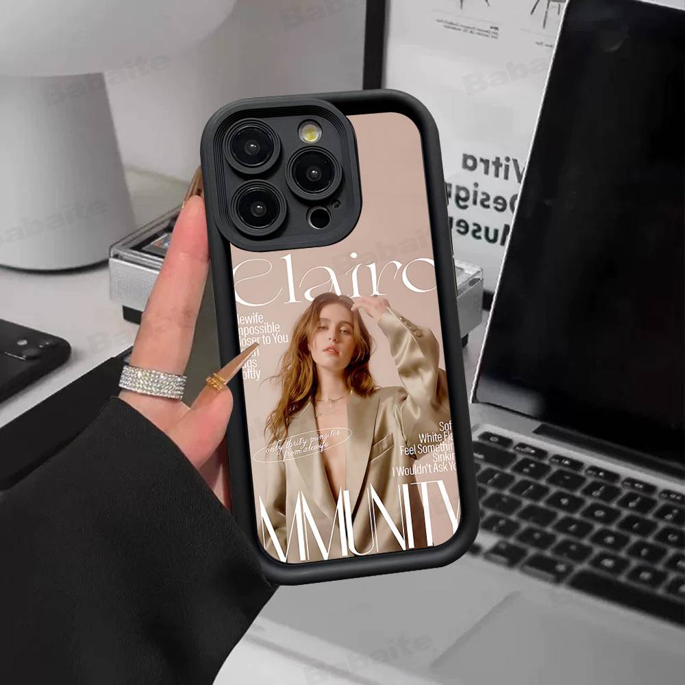 

Singer C-Clairo Phone Case For IPhone 17 16 15 14 13 12 11 Pro Max Silicone Back Cover iPhone 17pro max