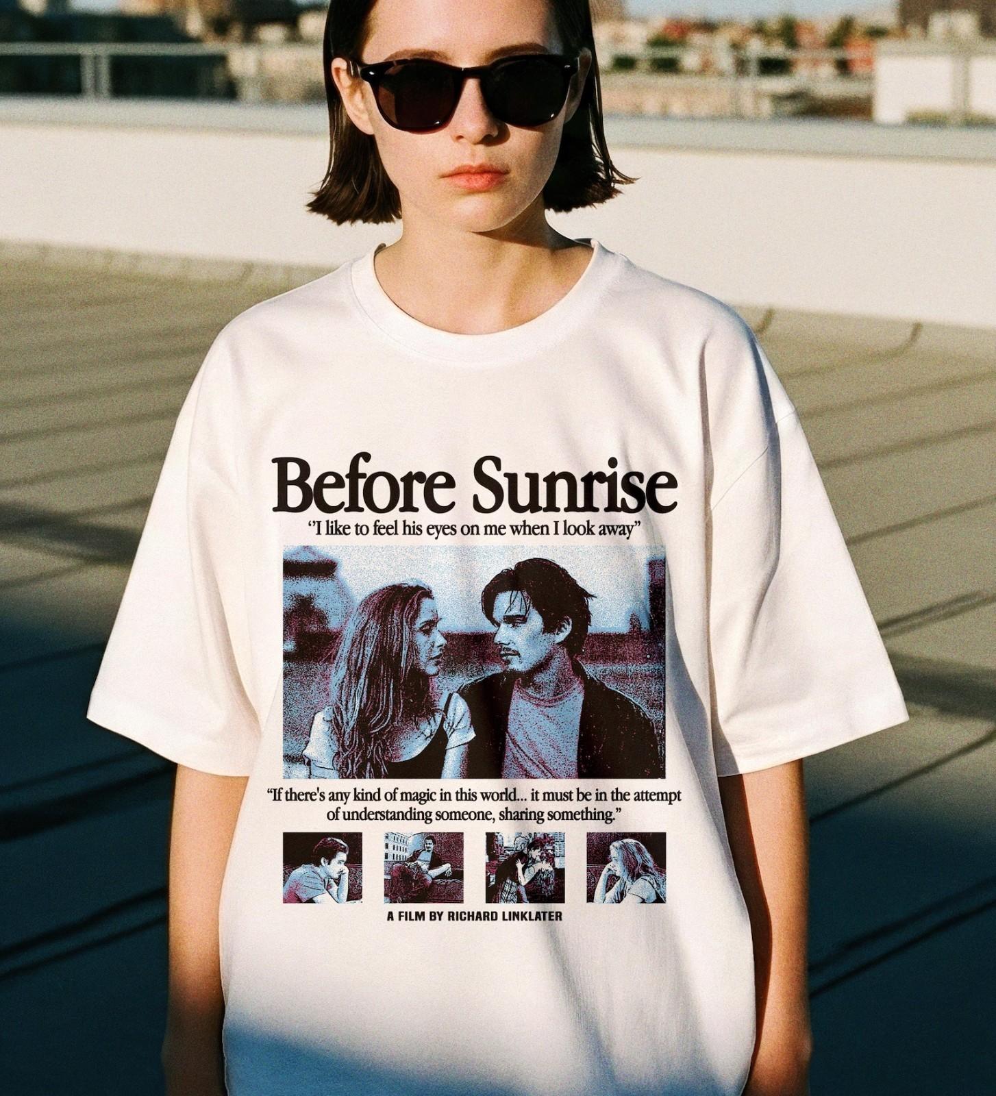 Before Sunrise 1995 T-Shirt, Ethan Hawke Romance, Richard Linklater Vienna S