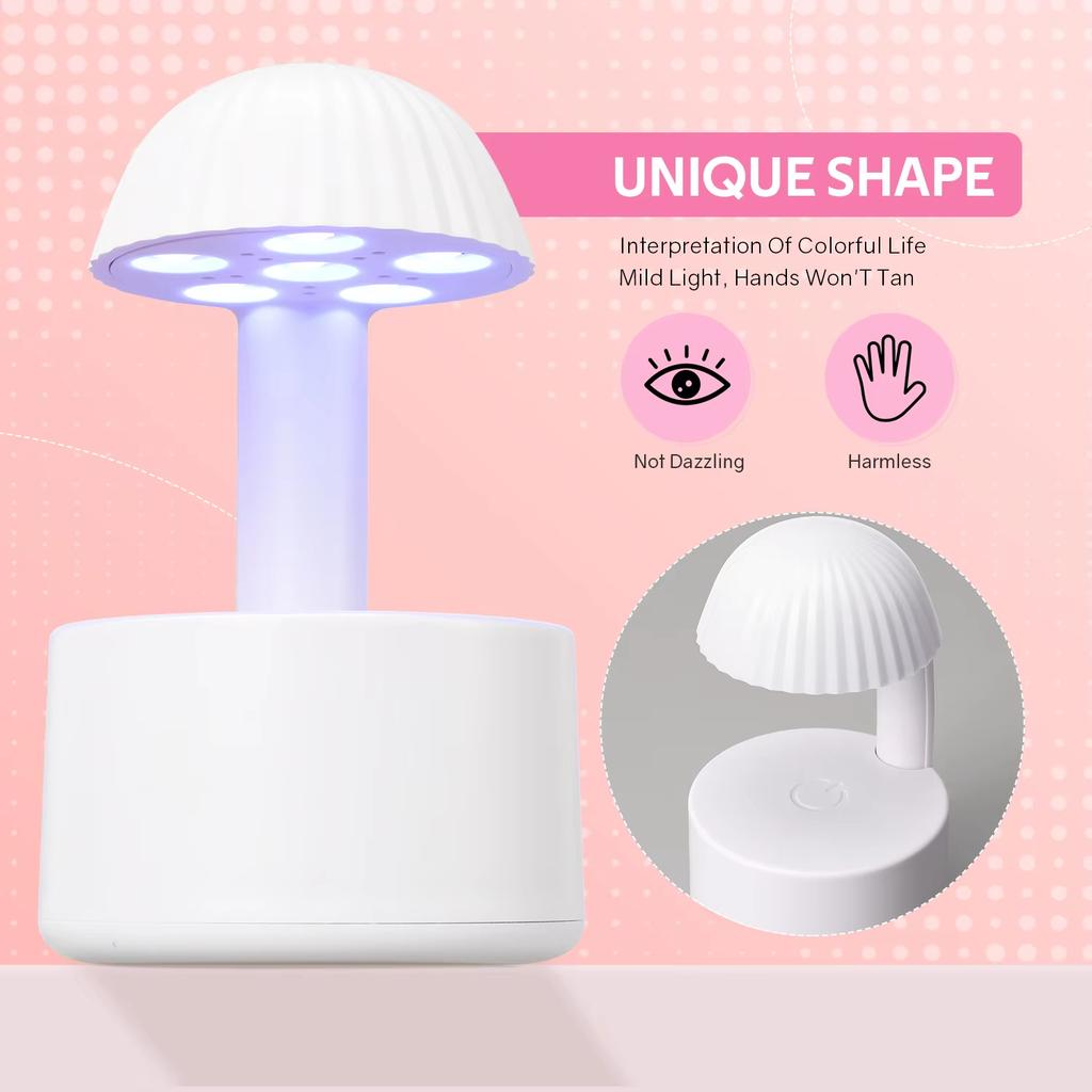 YIKOOLIN Mini UV LED Lamp for Gel Nails Smart Sensor Portable Manicure Light DIY Nail Art & Gel Polish Extension