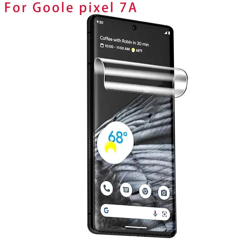 1-4PCS Full Cover Screen Protector Hydrogel Film For Google Pixel 9 XL 8 7 Pro 7A Soft TPU Clear Anti-scratch Film For Pixel 9 8