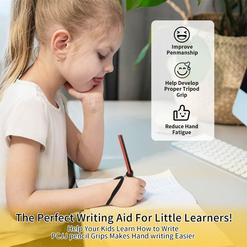 6 STÜCKE Tragbare Bleistiftgriffe Ergonomische Schreibhilfe für Kinder Handschrift