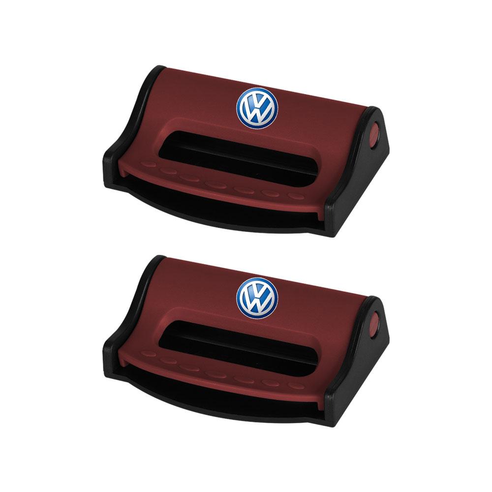 

For VOLKSWAGEN VW New 2PCS For Volkswagen Jetta Golf Polo Touran CC GTI Car Seatbelt Stopper Adjuster Clip Safety Seat Belt Buck For VW армия зеленый