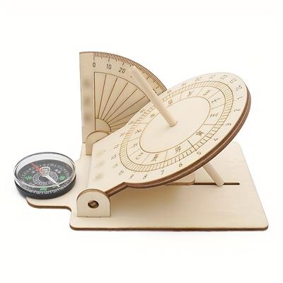 Equatorial Sundial Height Science Sundial Manual Sun Clock Popular Science Learning Ancient Timepieces 12 Years Old+