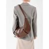IELGY Retro Dumpling Bag Large Capacity Fashion Commuter Tote Bag Niche High-End Messenger Bag