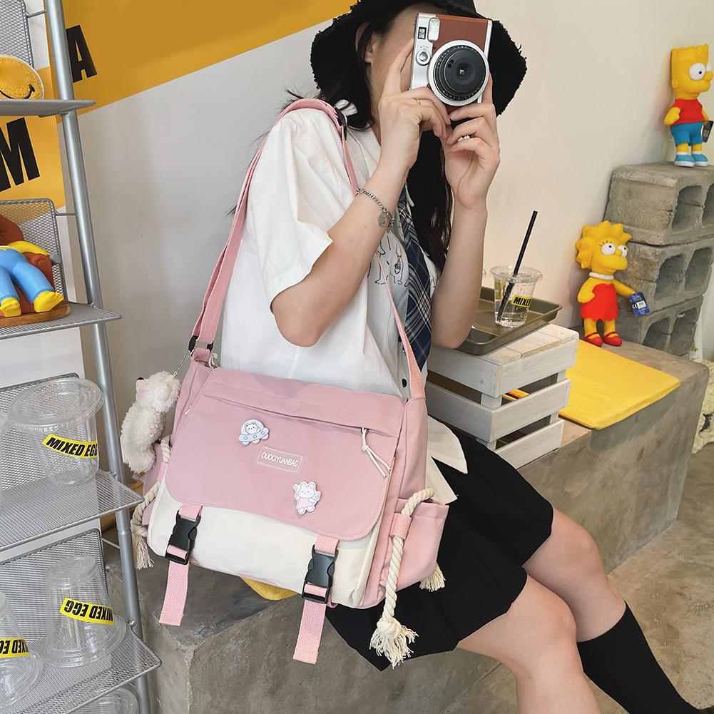 Nylon Handbags Women Shoulder Bags Large Capacity Crossbody Bags For Teenager Girls Harajuku Messenger Bags Student School Bags
