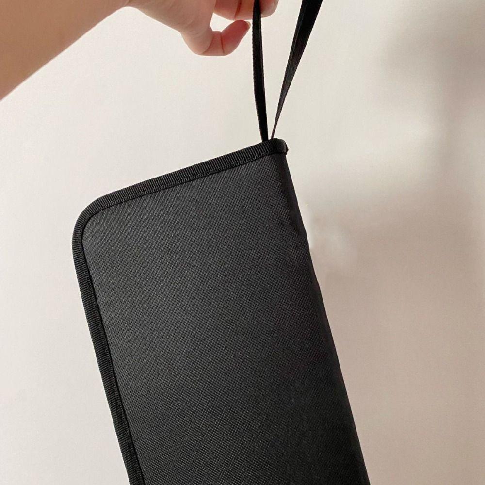 Portable Makeup Brush Bag Stand Up Cosmetic Brush Holder Durable Brush Storage Pouch  Travel