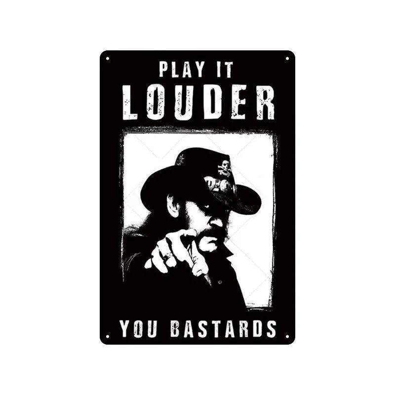 Vintage Rock Music Metal Tin Signs  Retro Wall Art Decor for Home Living Room Bedroom Hallway Garage Club Bar  Unique Plaques