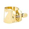 Vandoren Alto Saxophone Ligature Optimum with Plastic Cap (LC07P) Gold Plated (Gold Plated)