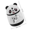 Novelty Panda Toothpick Dispenser Automatic Dispensing Mechanism Decorative Toothpick Holder for Table Kitchen Restaurant Home