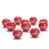10 Pcs Craft Wood Beads Halloween Beads Polished Round Beads for Jewelry Making