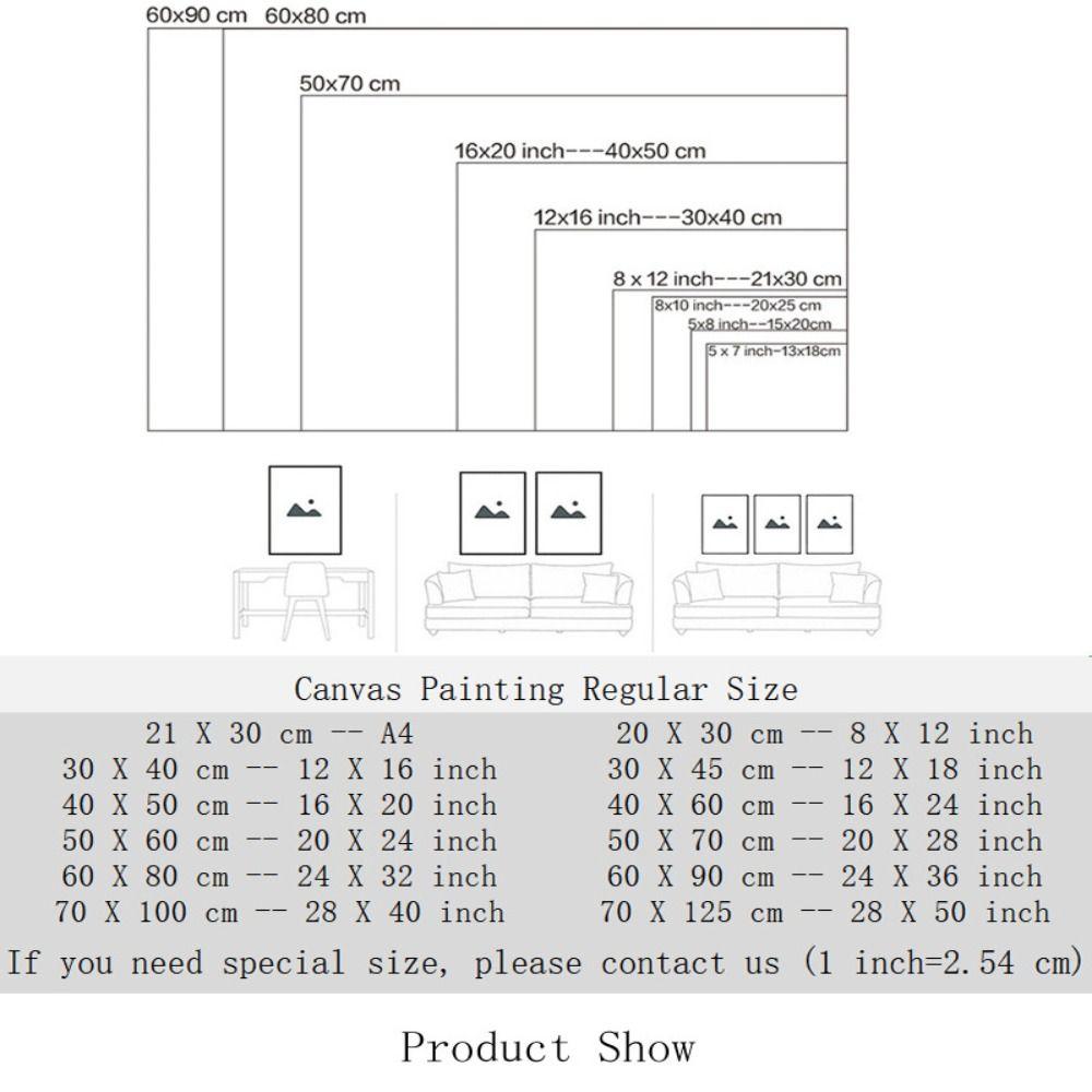 Modern Vintage Print Japanese Landscape Canvas Canvas Printing Anime Railway Wall Art Art Poster Home Decor