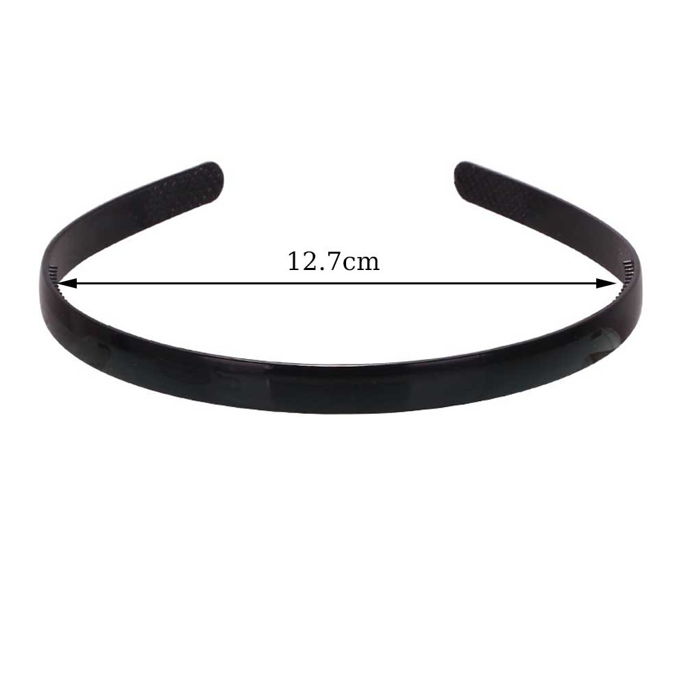 Simple Black Wide Headband 0.5/0.6/0.8/1.2/2/2.5cm Girl Women Plastic Hairband Toothed Anti-skid Head Hoop DIY Hair Accessories
