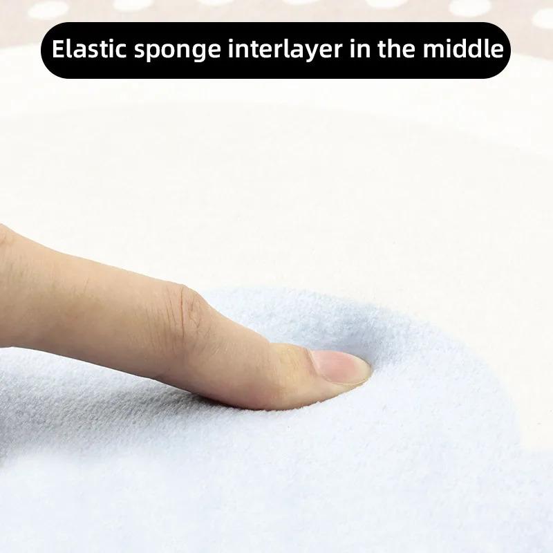 VIKAMA Adorable Cartoon Whale Pattern Bath Mat Soft and Comfortable Bathroom Mat Bathroom Decorative Mat Home Decoration