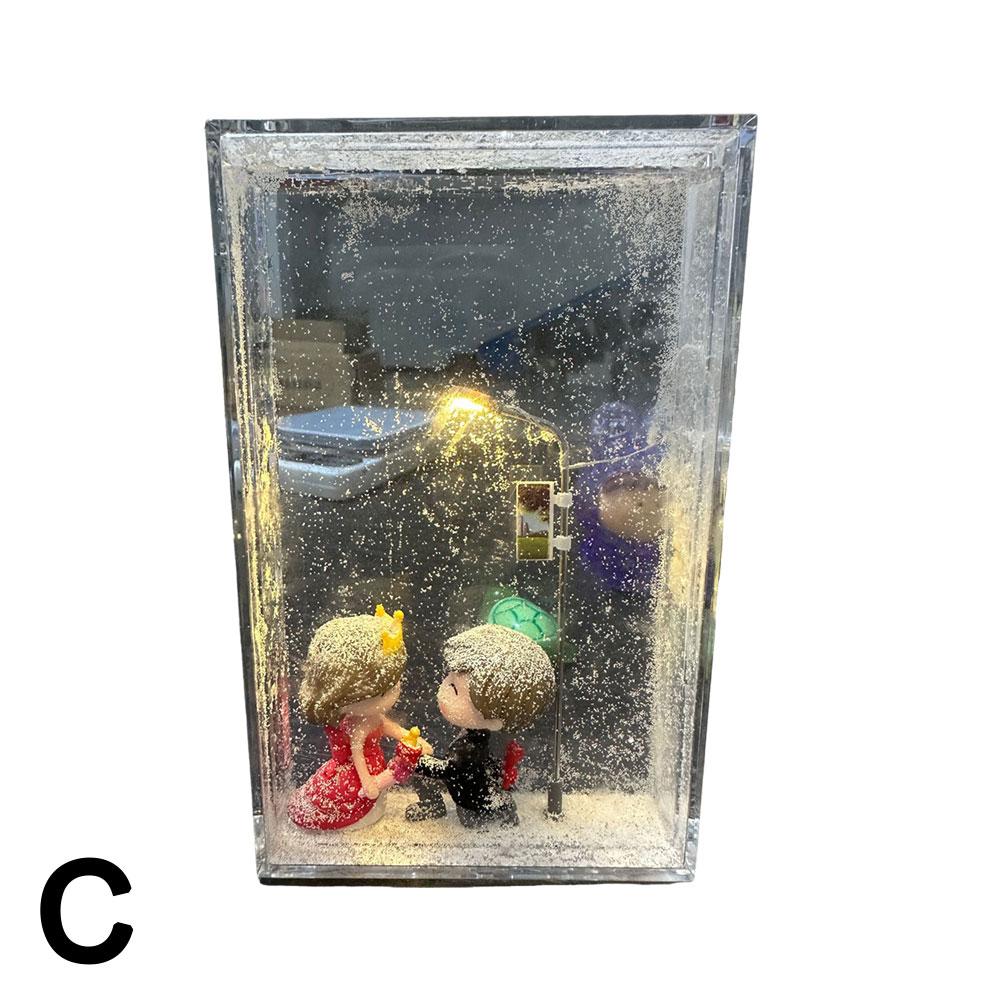 

Зроби сам Різдвяний нічник Настільна лампа Різдвяна зимова вулична сцена Атмосферний нічник Іграшки Мистецтво Декор Для дітей Дорослих