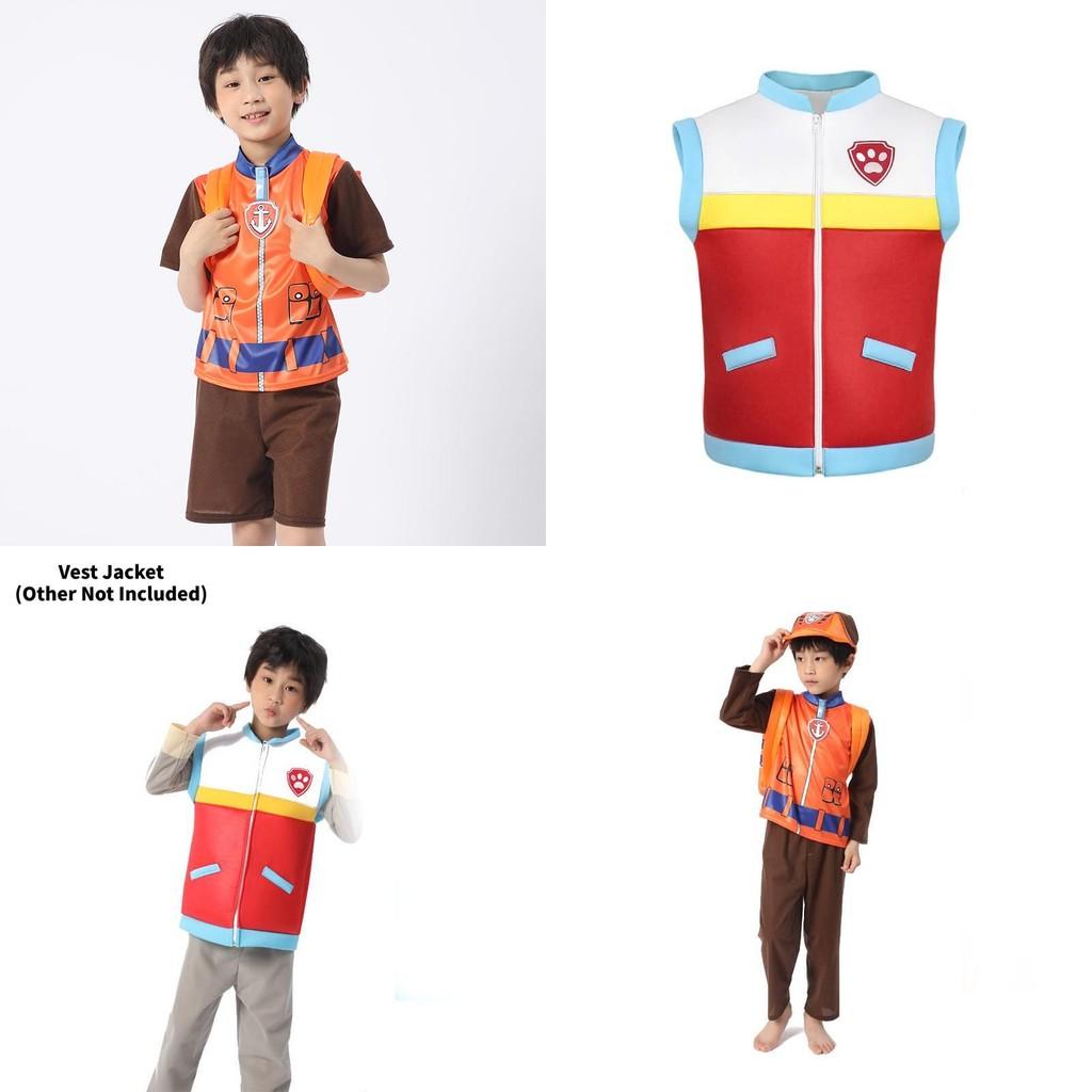 Rot-Weißes Dalmatinerkostüm für Kinder Ideal für Halloween und Cosplay