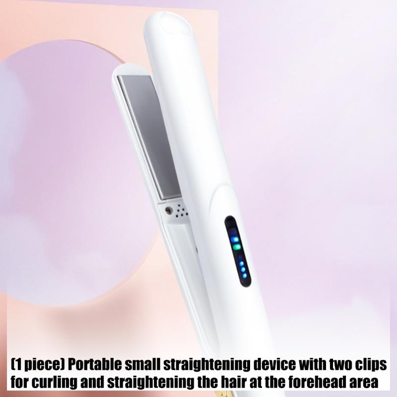 Portable Hair Styling Iron with Rapid Heating Technology Curling and Straightening for Various Hair Types ABS Texture