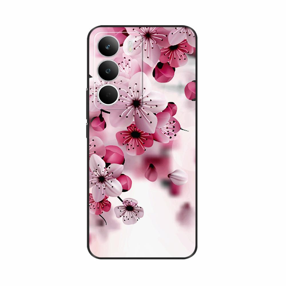 Für Realme C71 Hülle Niedliche Blumen Bemalte Abdeckung Weiche Silikon Handyhülle Für Realme C71 C 71 RealmeC71 4G Rückseite Hülle Coque Capa