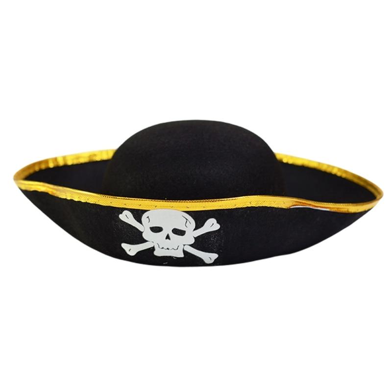 Halloween Decor Tri Corner Pirate Hat 