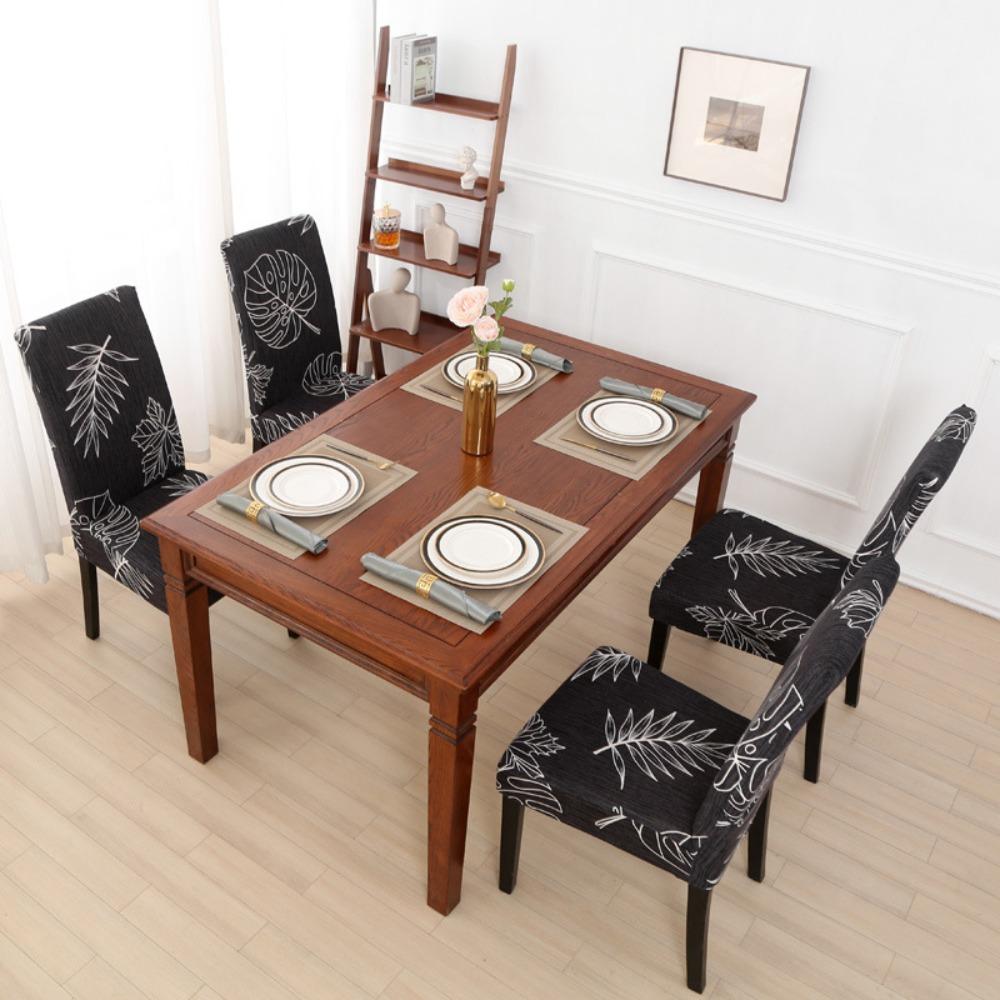 Stretch Stuhlhussen Elastische Esszimmerstuhl Überwürfe Komplettset für Hotel Restaurant Bankettstühle