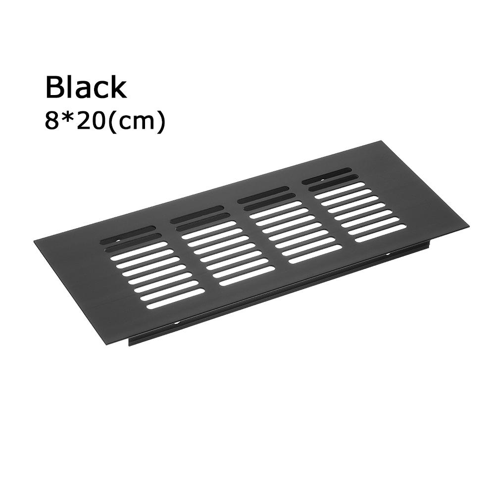 8 Sizes Aluminum Alloy Cabinet Air Vent Ventilator Grille Decor Cover Closet Shoe Wardrobe Mesh Hole Cover Hardware Daily Tools