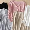 Mode Neuer Dünner Strick-Cardigan Damen Sommer Klimatisierter Gestrickter Sonnenschutz-Cardigan Damenbekleidung Slim Lady Strickwaren Tops 26231