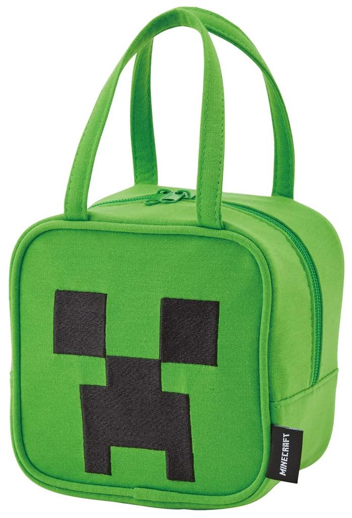 Skater Sweatshirt Minecraft Creeper Die-Cut Bag, Design, KNBD1-A