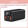 Batteria 100w Pratico Carica Veloce Power Bank Set da Costruzione Scatola in Plastica Adatto per Telefoni Tablet Laptop Progetto