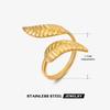 Anelli a Conchiglia in Acciaio Inossidabile 316L per Donne Regolabili Colore Oro Stella Piccola Anelli Aperti Gioielli Femminili Matrimoni Regali Nuovo Trendy