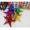 Christmas Style Stars Shaped Lamp Shade, Art Design Paper Stars Ceiling Lamp Lighting Fixture for Bathroom, Bedroom Room