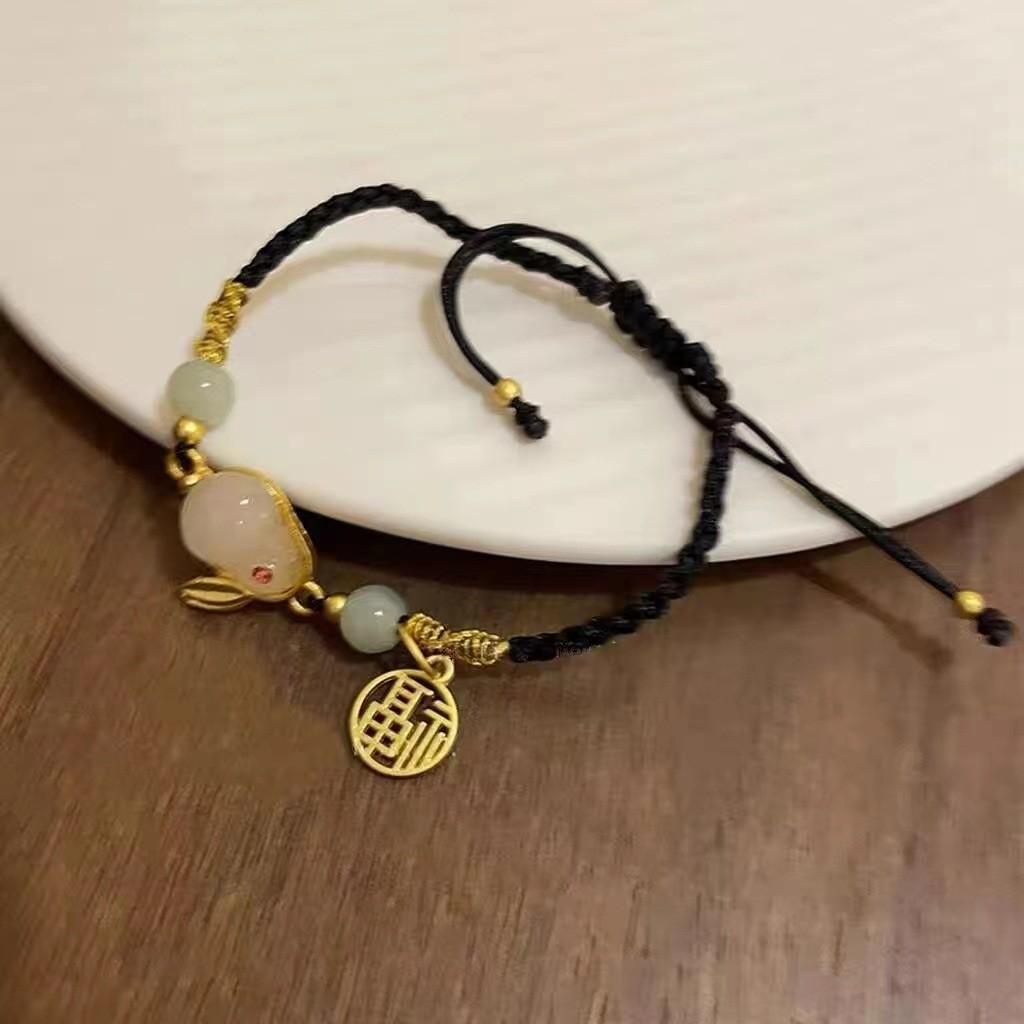 Little Chic Rabbit Charm Bracelet For Women Sweet Fresh Design 2024