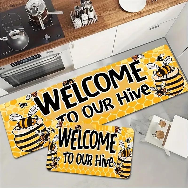 1PC Coffee Pattern Home Door Mats Kitchen Rugs Non-Slip Pop Design Living Room Rugs Bath Mat Carpet for Home Sink Laundry Decor