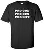 Pro God Pro Gun Pro Life Hunting Shooting 2nd Amendment T-shirt Tee small-5XL