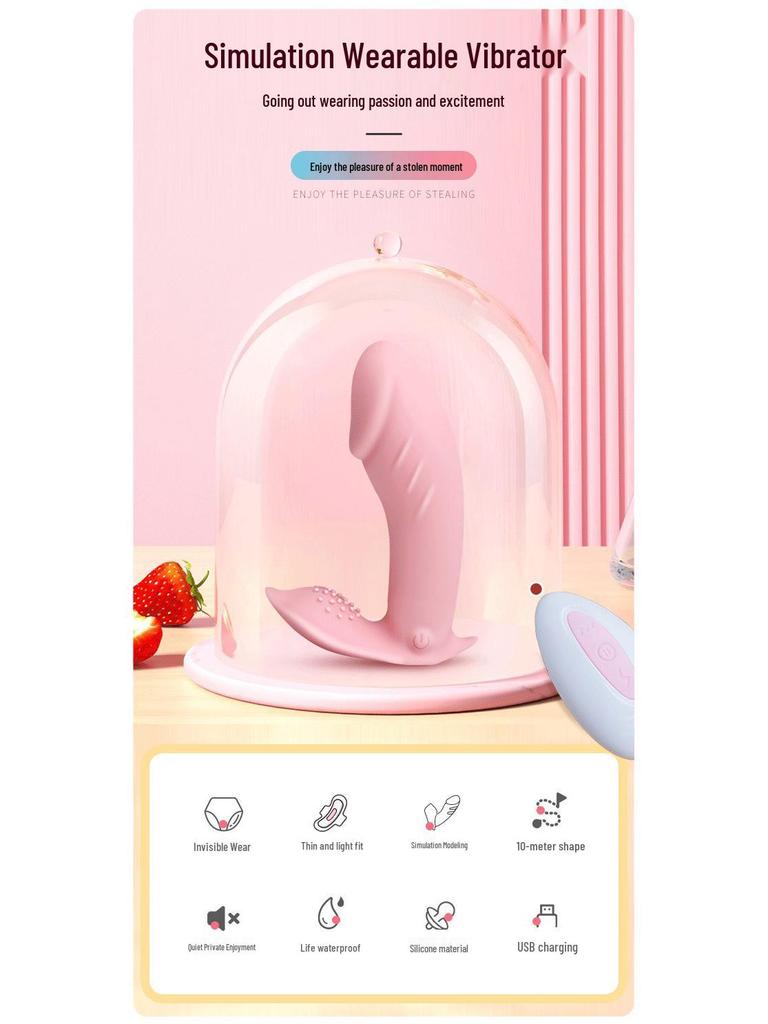 Women's Wearable Erotic Vibrator: Adult Female Masturbator & Climax Enhancer