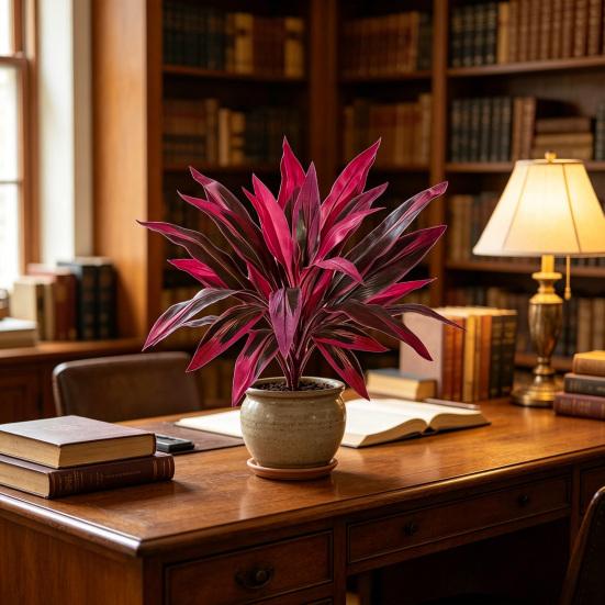 Realistic Artificial Fern And Dragon's Blood Tree Plants, 18 Branches Outdoor UV Resistant Fake Ferns for Garden, Patio, Wedding, Balcony